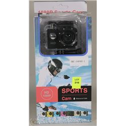 NEW 1080P HD SPORTS ACTION CAMERA