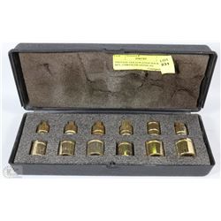 VINTAGE GOLD PLATED SOCKET SET , CHRYSLER GIVEN TO