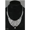 Image 1 : VINTAGE RHINESTONE CHOKER NECKLACE
