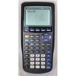 TEXAS INSTRUMENTS CALCULATOR TI-83 PLUS