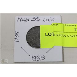 GERMAN NAZI SS COIN 1939