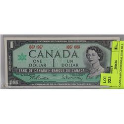 CANADIAN CENTENNIAL $1.00 BILL