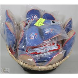 BASKET WITH 12 NEW PAIRS OF CHILDRENS BLUEJAYS