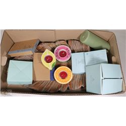 BOX W/PARTY-LITE PRODUCTS INCL. LARGE