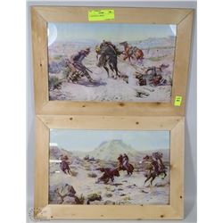 2 CM RUSSELL PRINTS 16"X11"