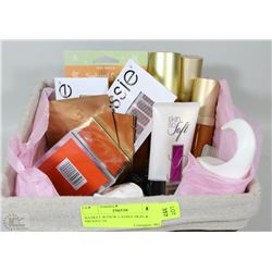 BASKET W/NEW LADIES SKIN & NAIL PRODUCTS
