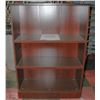 Image 1 : WOOD TONE BOOKCASE 31"X13"X44"H