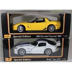 2 DIECAST MAISTO CHEVY & DODGE COLLECTIBLES INC