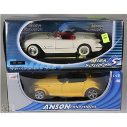2 DIECAST MIRA SOLIDO ANSON COLLECTIBLES INC