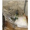 Image 1 : PALLET OF MISC HOUSEHOLD ITEMS INCL STEEL FRAMED