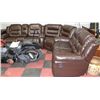 Image 1 : NEW CHOCOLATE BROWN LEATHERETTE DELUXE RECLINING
