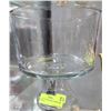 Image 1 : GLASS ONE PIECE FRUIT BOWL ON PEDESTAL