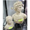 Image 1 : CEASAR AND CLEOPATRA BUSTS 18" AND 10"