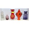 Image 1 : SHELF 2- 5 ASSORTED ESTATE VASES