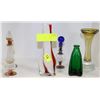 Image 1 : ESTATE ASSORTMENT OF 6 VASES AND PERFUME BOTTLES