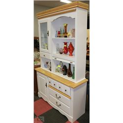2 TONE BUFFET AND HUTCH