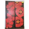 Image 1 : 2 CANVAS OF POPPIES