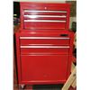Image 1 : RED WATERLOO ROLLING TOOL BOX WITH LOCKING TOP