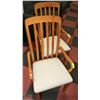 Image 1 : PAIR OF WOOD ARMCHAIRS
