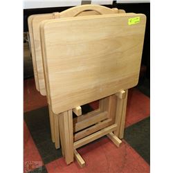 MAPLE TV TRAY SET