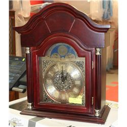 DANIEL DAKOTA GRANDFATHER STYLE MANTLE CLOCK
