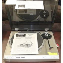 FISHER MT-6430 STEREO TURNTABLE WITH MANUAL