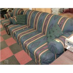 NAVAHOE PATTERN SOFA  AND CHAIR