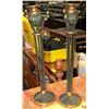 Image 1 : PAIR OF PILLAR CANDLE HOLDERS