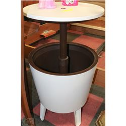WHITE COOLER TABLE