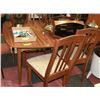 Image 1 : VINTAGE TABLE AND 4 CHAIRS