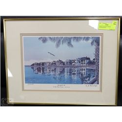 "GEM BY THE SEA" SIGNED LITHOGRAPH BY