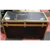 Image 1 : BLACK  AND GOLD TRIMMED TRUNK 42"-20"-24"
