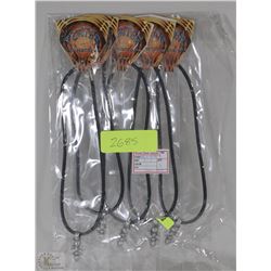 PK OF 45 OR 6 PEWTER NECKLACES AS THEY COME-NO