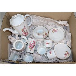 FINE BONE CHINA COFFEE SET MADE IN ROMANIA