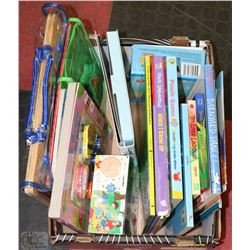 FLAT OF CHILDRENS BOOKS AND PUZZLES
