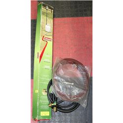 2 PROPANE GAS CABLES WITH COLEMAN 30" DISTRIBUTION