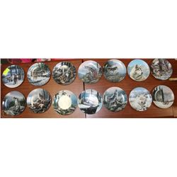 ESTATE 14 PC KNOWLES "WOLVES" COLLECTOR PLATES