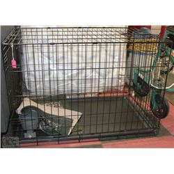 DOG KENNEL 36"X23"X24"H