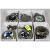 Image 1 : LOT OF 6 BRAND NEW DECORATIVE POCKET WATCHES