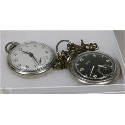 2 VINTAGE  WESTCLOX POCKETBEN WATCHES