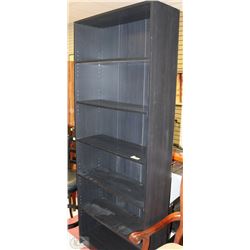BLACK 5 SHELF BOOK CASE