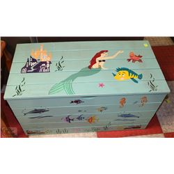 HANDPAINTED LITTLE MERMAID TOY CHEST