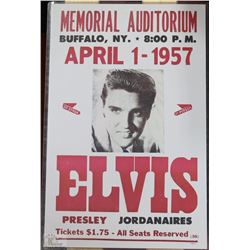 ELVIS 1957 CONCERT POSTER