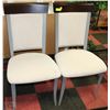 Image 1 : PAIR OF SIDE CHAIRS