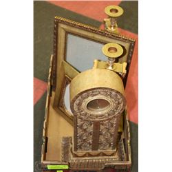 5PC-MATCHING MANTEL SET INC CLOCK, CANDLE HOLDER&