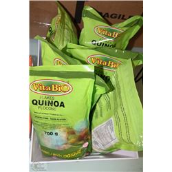 FLAT OF 6 VITABIO QUINOA FLAKES