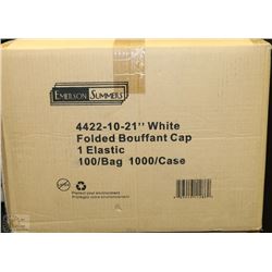 CASE OF FOLDED BOUFFANT CAPS