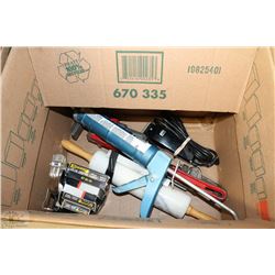 BOX 8 INCLUDES MARBLE ROLLING PIN, WAHL HAIR