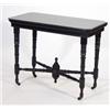 Image 1 : Victorian ebonised card table with a swivel…