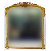 Image 1 : Large Victorian gilt framed mirror with flo…